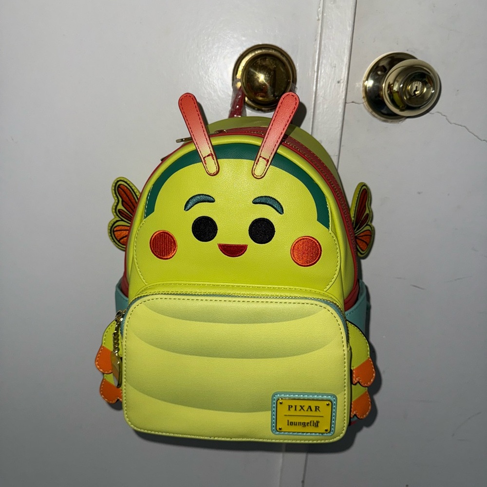 Loungefly Pixar Yellow and Red Kids Backpack